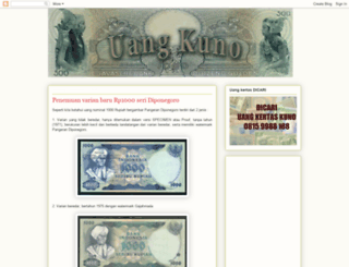 uang-kuno.com screenshot