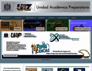 uap.uaz.edu.mx screenshot