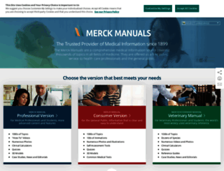 uat.merckmanuals.com screenshot