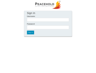 uat.peacehold.com screenshot