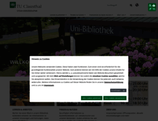 ub.tu-clausthal.de screenshot