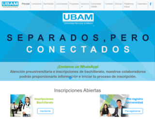 ubam.edu.mx screenshot