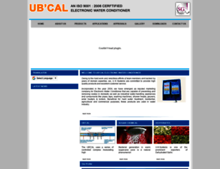 ubcalindia.com screenshot