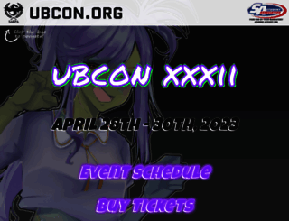 ubcon.org screenshot