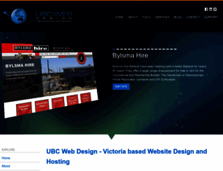 ubcwebdesign.com.au screenshot