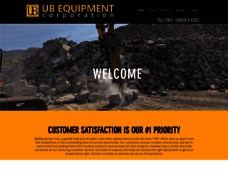 ubequipment.com screenshot