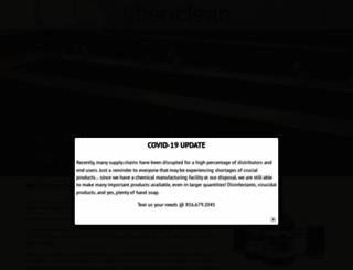 uber-clean.com screenshot