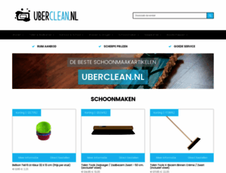 uberclean.nl screenshot