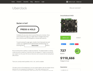 uberclock.com screenshot