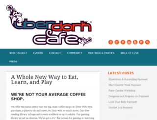uberdorkcafe.com screenshot