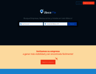 ubicome.com.mx screenshot
