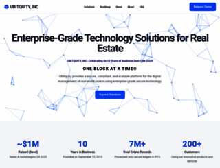 ubitquity.io screenshot