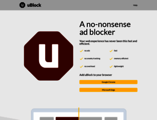 ublock.org screenshot