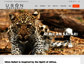 ubonsafari.com screenshot