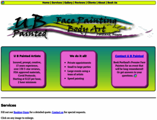 ubpainted.com screenshot