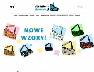 ubranienazlamanie.pl screenshot