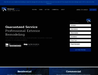 ubroofing.com screenshot
