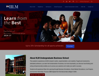 ubs.iilm.edu screenshot