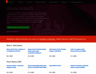 ubuntu.cz screenshot