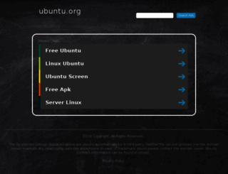 ubuntu.org screenshot