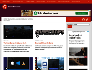 ubuntufree.com screenshot