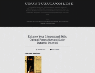 ubuntuzuluonline.wordpress.com screenshot
