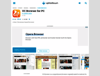 uc-browser-pc.en.uptodown.com screenshot