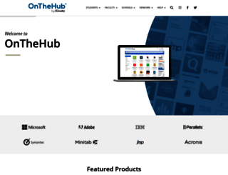 uc.onthehub.com screenshot