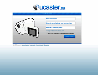 ucaster.eu screenshot