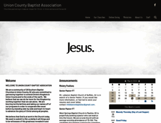 ucbaptist.org screenshot