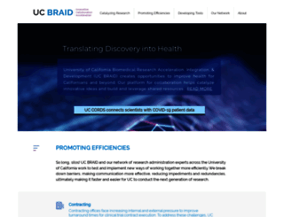 ucbraid.org screenshot