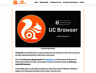 ucbrowser.in screenshot