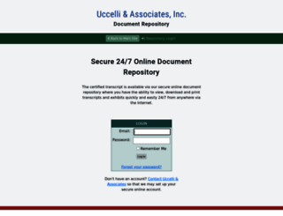 uccellireporting.com screenshot