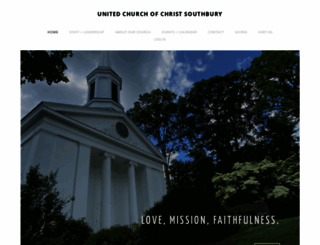 uccsouthbury.org screenshot