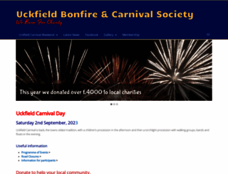 uckfieldcarnival.co.uk screenshot