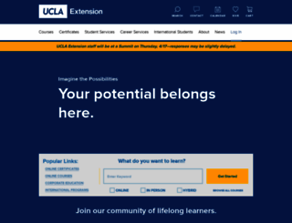 uclaextension.edu screenshot