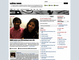 uclmsnews.wordpress.com screenshot