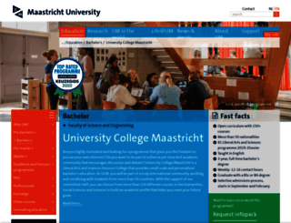 ucm.maastrichtuniversity.nl screenshot
