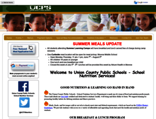 ucpsschoolnutritionservices.com screenshot