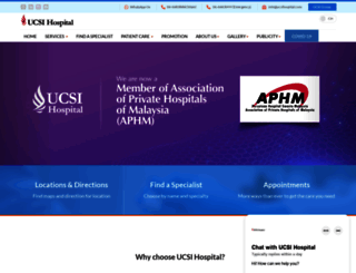 ucsihospital.com screenshot