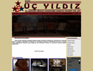 ucyildizmetal.com screenshot