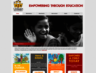 udaanindiafoundation.org screenshot