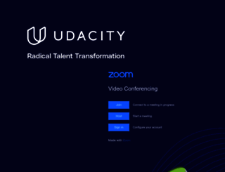 udacity.zoom.us screenshot