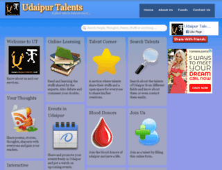 udaipurtalents.com screenshot