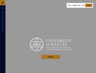 udallas.edu screenshot