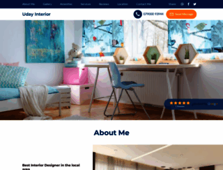 uday-interior.ueniweb.com screenshot
