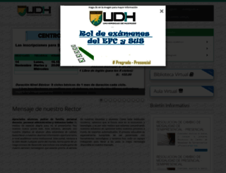 udh.edu.pe screenshot