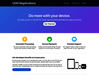 udidregistrations.com screenshot