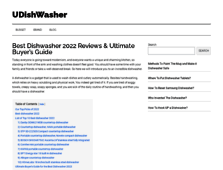 udishwasher.com screenshot