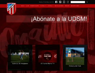 udsantamarta.com screenshot